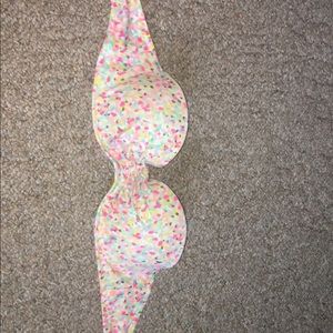 Polka dot bikini top